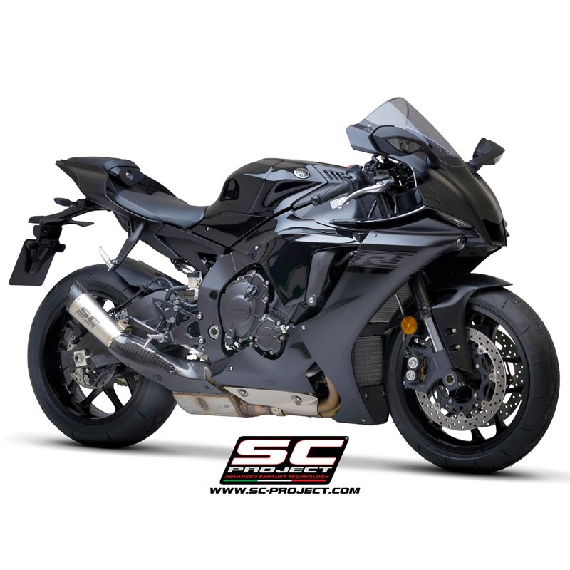 SC-Project Uitlaat S1 | Zilver | Yamaha YZF-R1