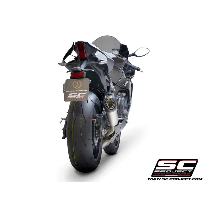 SC-Project Exhaust S1 | Silver | Yamaha YZF-R1