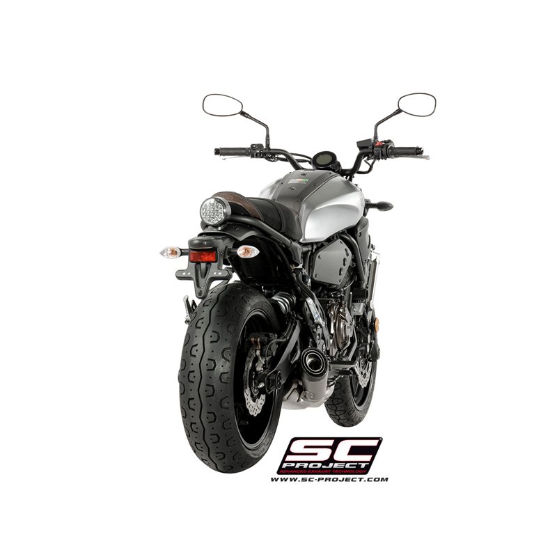 SC-Project Exhaust System 2-1 S1 | Silver | Yamaha XSR700