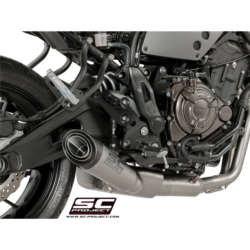 SC-Project Exhaust System 2-1 S1 | Silver | Yamaha XSR700