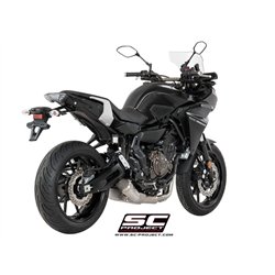 SC-Project Uitlaatsysteem 2-1 70s | Zilver | Yamaha 700 Tracer