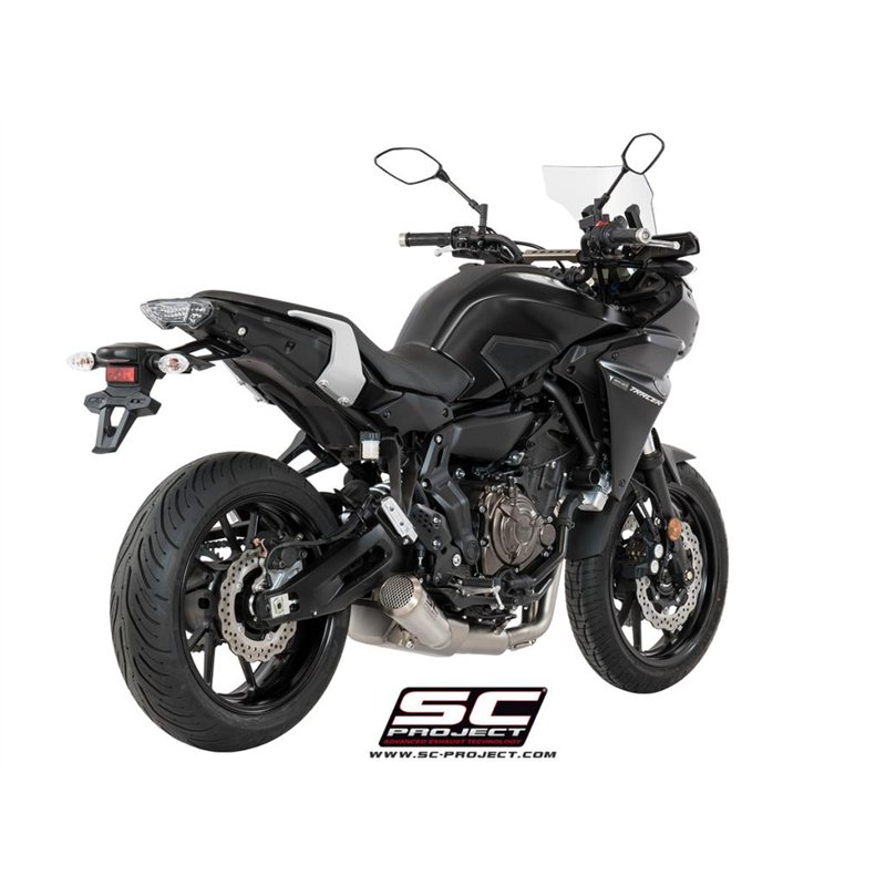 SC-Project Exhaust System 2-1 70s | Silver | Yamaha 700 Tracer