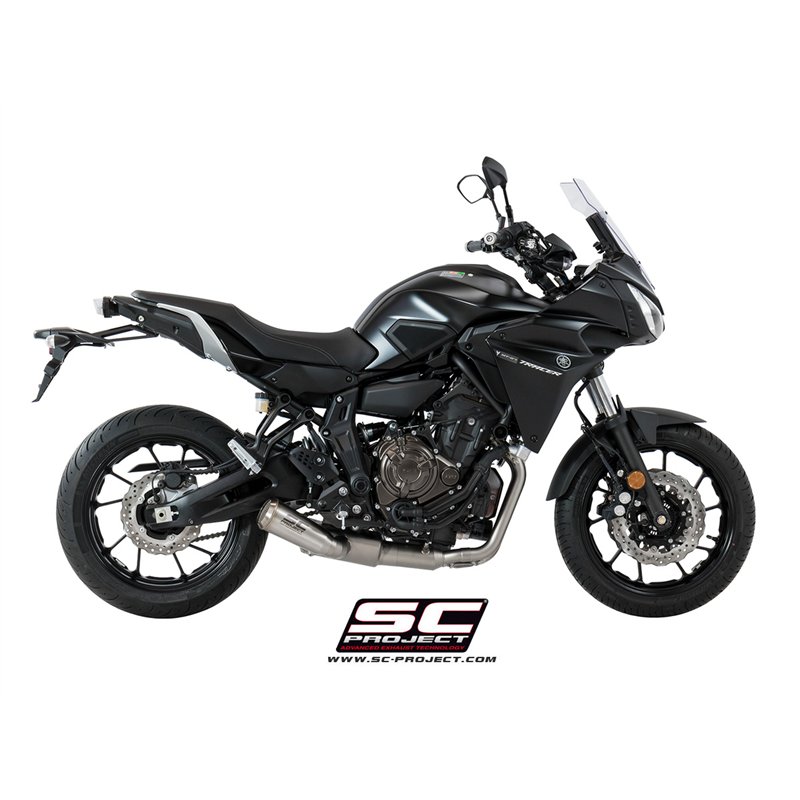 SC-Project Exhaust System 2-1 70s | Silver | Yamaha 700 Tracer