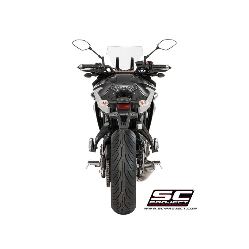 SC-Project Exhaust System 2-1 70s | Silver | Yamaha 700 Tracer