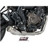 SC-Project Exhaust System 2-1 70s | Silver | Yamaha 700 Tracer