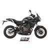 SC-Project Uitlaatsysteem 2-1 70s | Zwart | Yamaha 700 Tracer