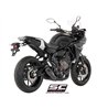SC-Project Exhaust System 2-1 S1 | Black | Yamaha 700 Tracer