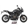 SC-Project Exhaust System 2-1 S1 | Black | Yamaha 700 Tracer