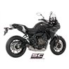 SC-Project Uitlaatsysteem 2-1 S1 | Zilver | Yamaha 700 Tracer