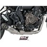 SC-Project Exhaust System 2-1 S1 | Silver | Yamaha 700 Tracer
