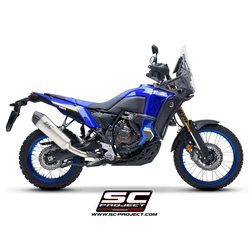 SC-Project Uitlaat X-Plorer II | Zilver | Yamaha 700 Tenere World Raid