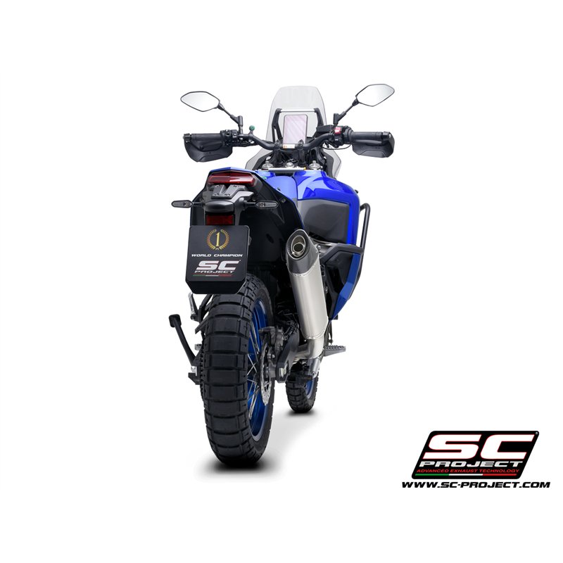 SC-Project Uitlaat X-Plorer II | Zilver | Yamaha 700 Tenere World Raid