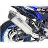 SC-Project Uitlaat X-Plorer II | Zilver | Yamaha 700 Tenere World Raid