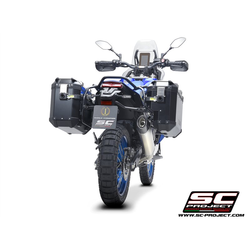 SC-Project Uitlaat X-Plorer II | Zilver | Yamaha 700 Tenere World Raid