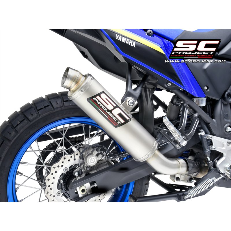 SC-Project Exhaust Rally Race | Silver | Yamaha 700 Tenere World Raid