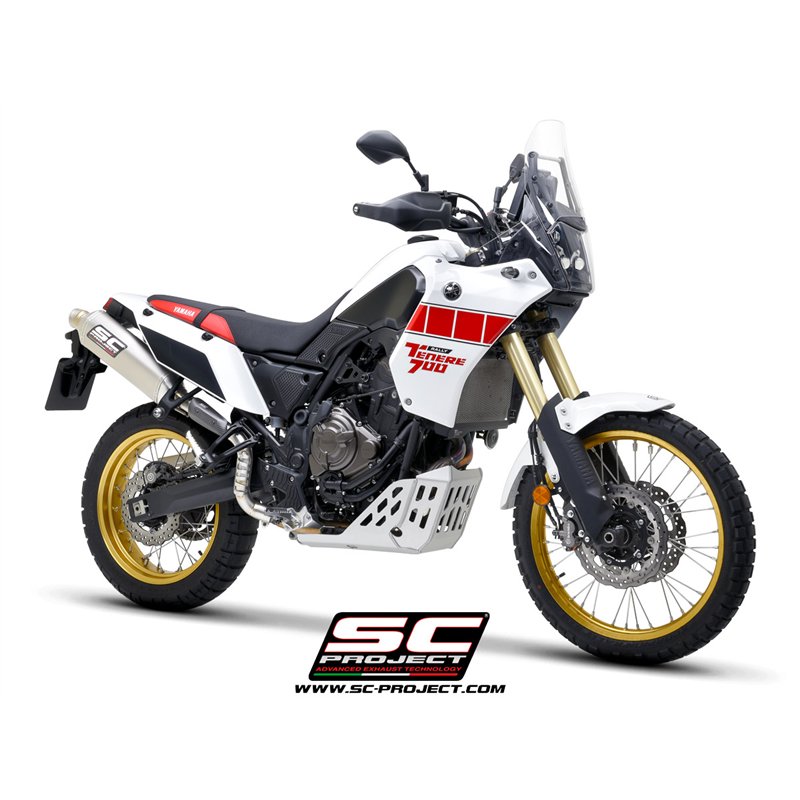 SC-Project Uitlaat Rally Raid | Zilver | Yamaha 700 Tenere