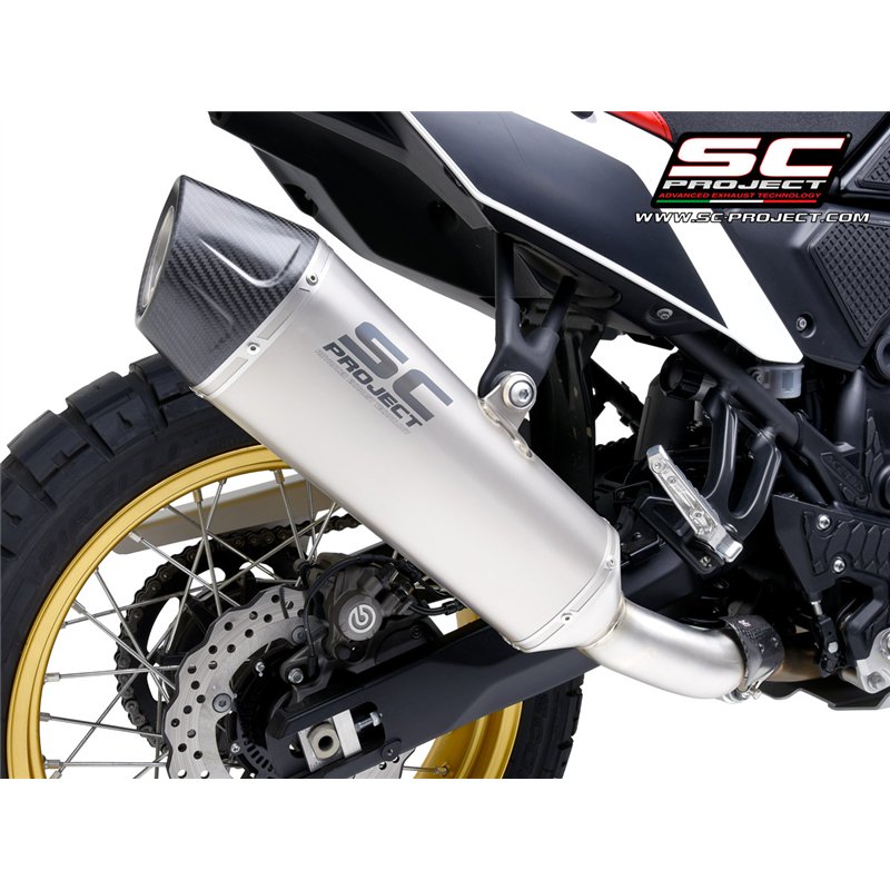 SC-Project Uitlaat X-Plorer II | Zilver | Yamaha 700 Tenere