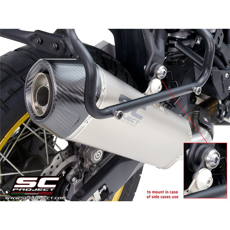 SC-Project Uitlaat X-Plorer II | Zilver | Yamaha 700 Tenere