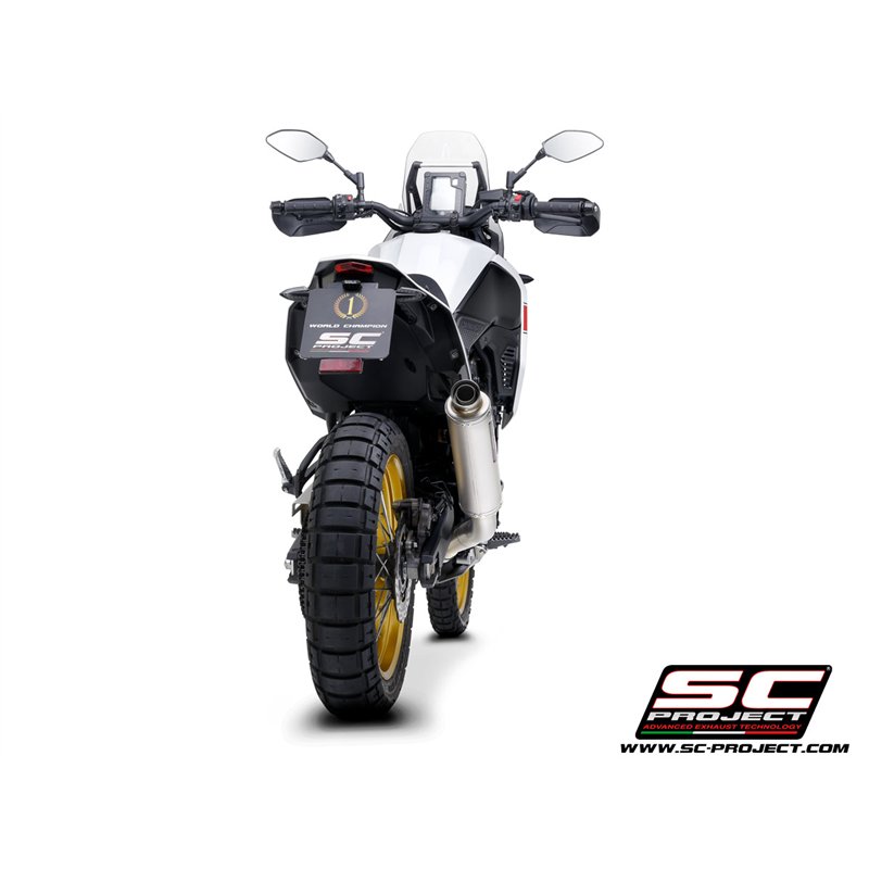SC-Project Uitlaat Rally Race | Zilver | Yamaha 700 Tenere