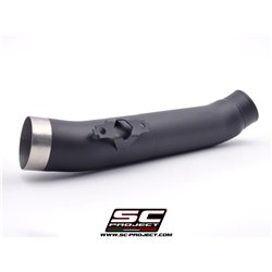 SC-Project Decat Linkpijp | Zilver | Yamaha 560 T-Max