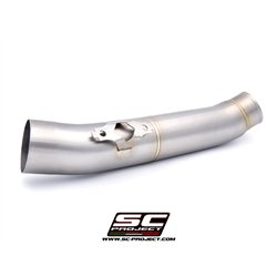 SC-Project Decat Link Pipe | Black | Yamaha 560 T-Max
