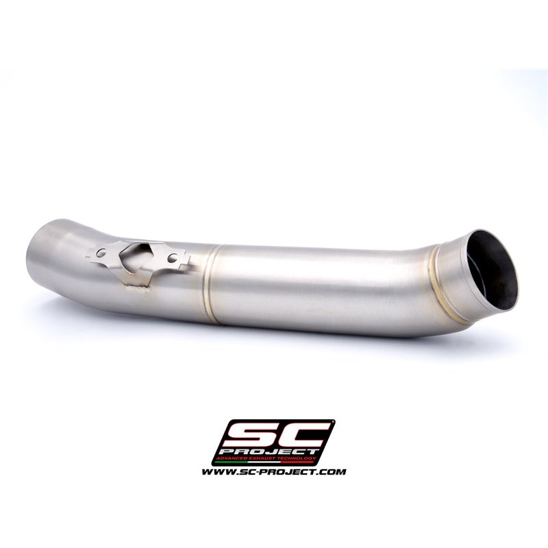 SC-Project Decat Link Pipe | Black | Yamaha 560 T-Max
