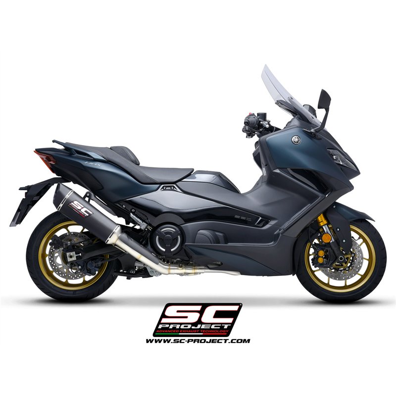 SC-Project Uitlaatsysteem 2-1 SC1-R | Carbon | Yamaha 560 T-Max