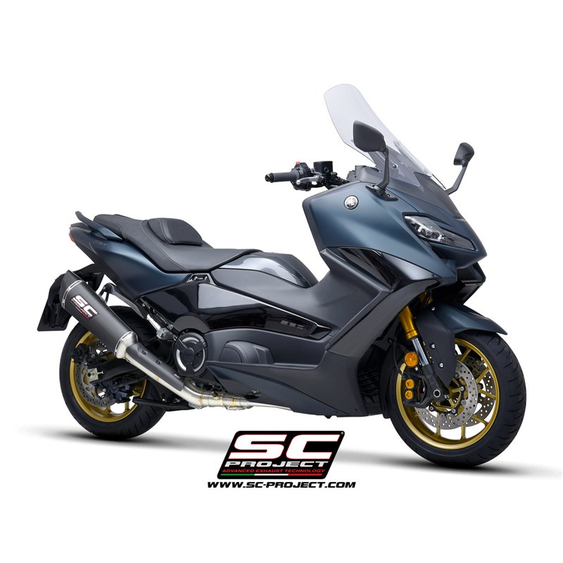SC-Project Uitlaatsysteem 2-1 SC1-R | Carbon | Yamaha 560 T-Max