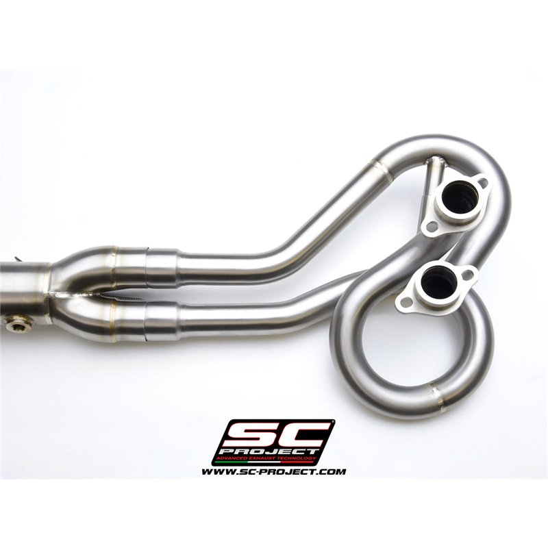 SC-Project Uitlaatsysteem 2-1 SC1-R | Zilver | Yamaha 560 T-Max