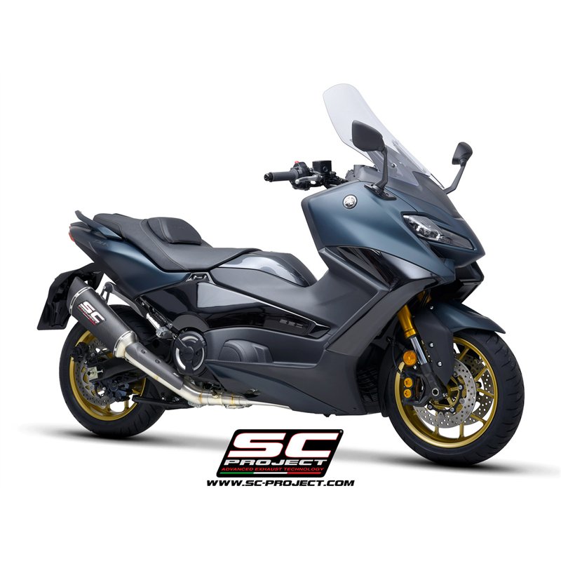 SC-Project Uitlaatsysteem 2-1 SC1-R | Carbon | Yamaha 560 T-Max