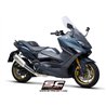SC-Project Uitlaatsysteem 2-1 SC1-R | Zilver | Yamaha 560 T-Max