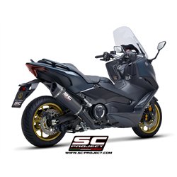 SC-Project Uitlaatsysteem 2-1 SC1-R | Zwart | Yamaha 560 T-Max
