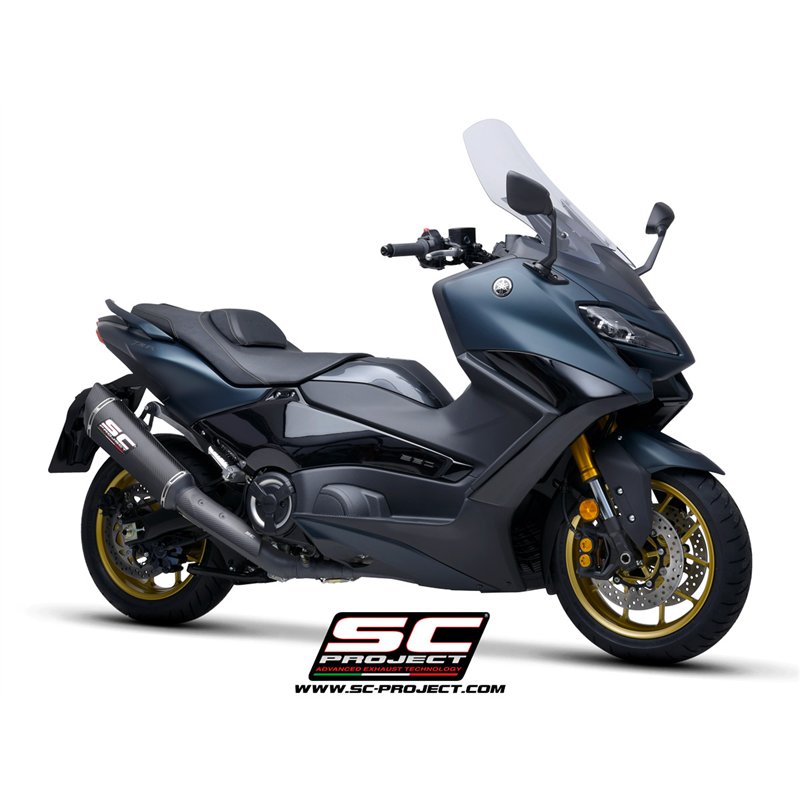 SC-Project Uitlaatsysteem 2-1 SC1-R | Zwart | Yamaha 560 T-Max