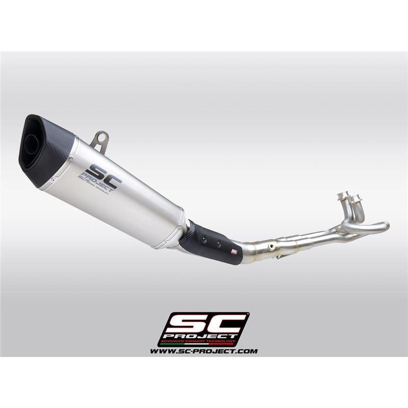 SC-Project Uitlaatsysteem 2-1 SC1-R | Zwart | Yamaha 560 T-Max