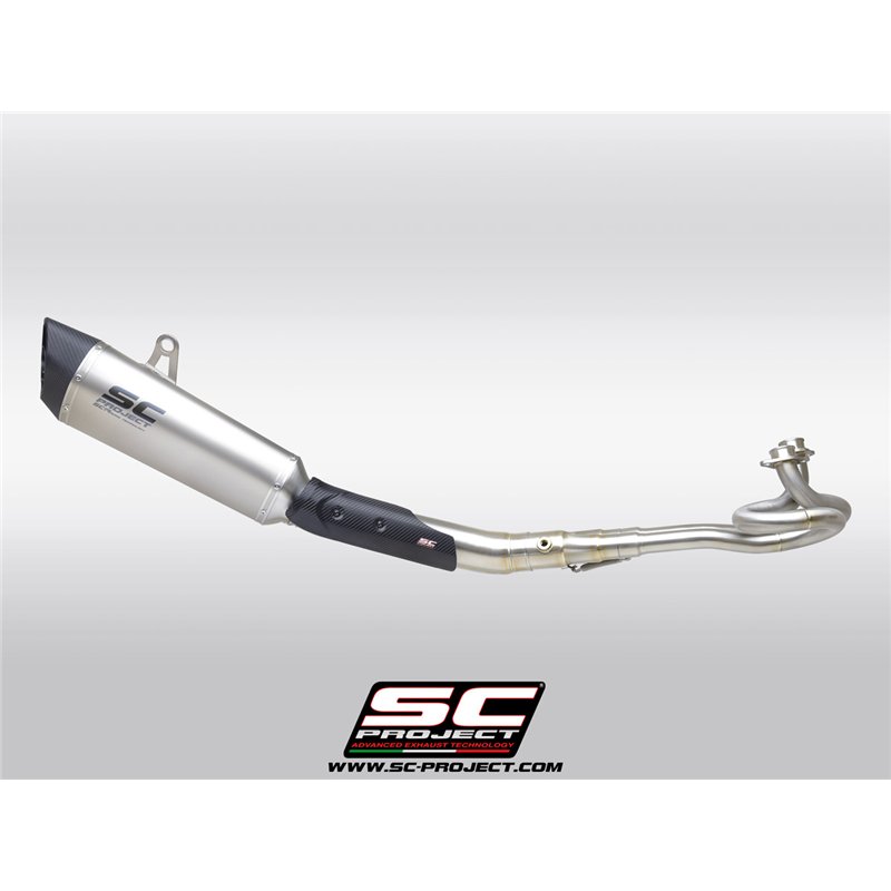 SC-Project Uitlaatsysteem 2-1 SC1-R | Zwart | Yamaha 560 T-Max