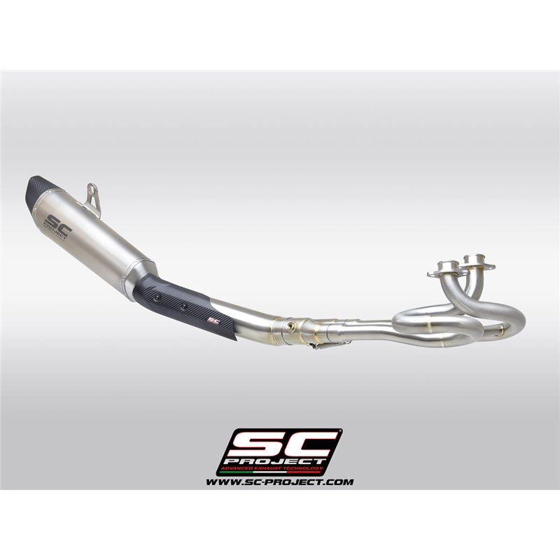 SC-Project Uitlaatsysteem 2-1 SC1-R | Zwart | Yamaha 560 T-Max