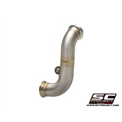 SC-Project Decat Linkpijp | Zilver | KTM 890 Duke