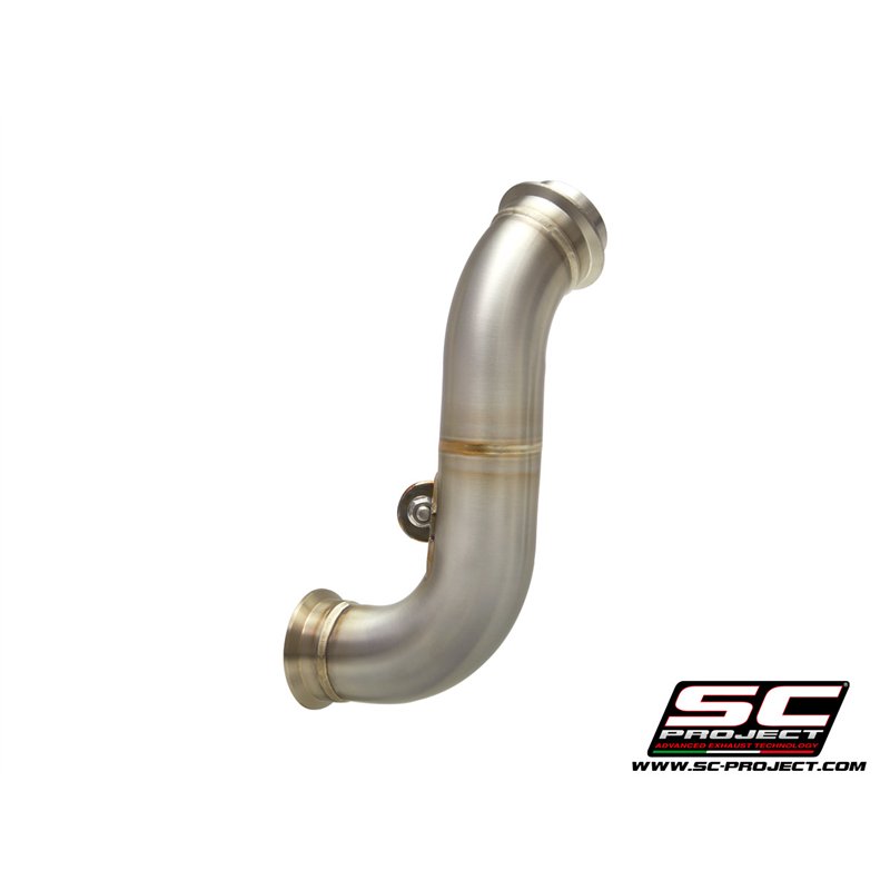 SC-Project Decat Linkpijp | Zilver | KTM 890 Duke