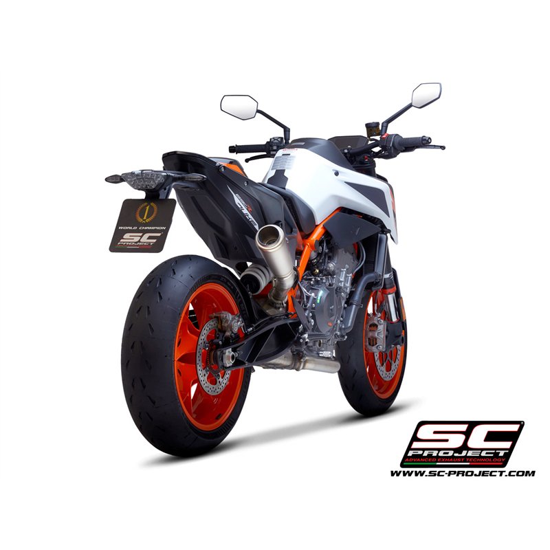 SC-Project Exhaust S1-GP | Silver | KTM 890 Duke