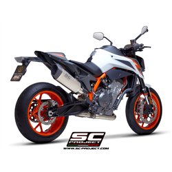 SC-Project Exhaust SC1-R | Silver | KTM 890 Duke