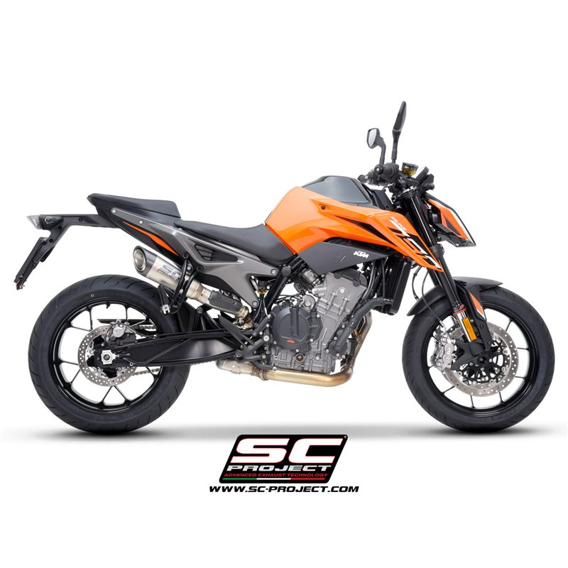 SC-Project Exhaust S1 | Silver | KTM 790 Duke