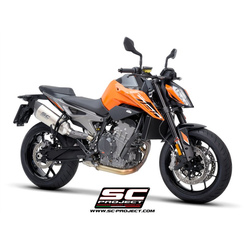 SC-Project Exhaust SC1-R | Silver | KTM 790 Duke