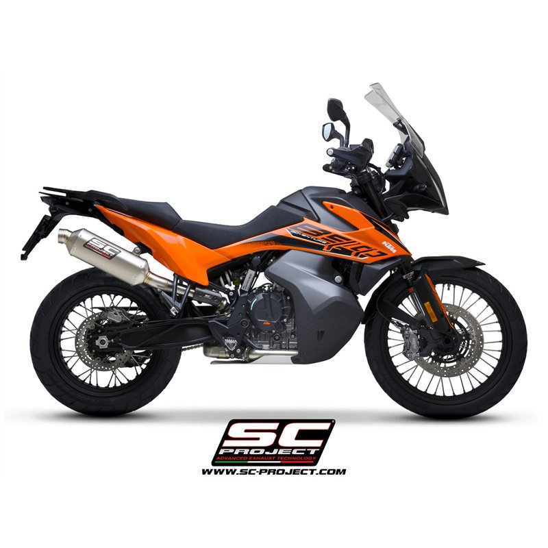 SC-Project Exhaust Rally Raid | Silver | KTM 890 Adventure