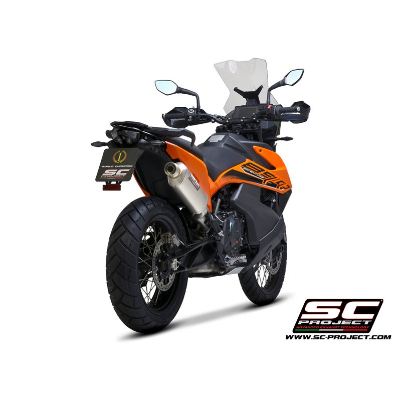 SC-Project Exhaust Rally Raid | Silver | KTM 890 Adventure