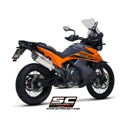 SC-Project Exhaust SC1-R | Silver | KTM 890 Adventure