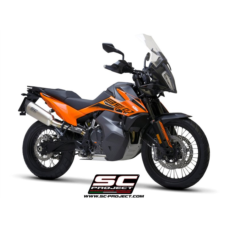 SC-Project Exhaust SC1-R | Silver | KTM 890 Adventure