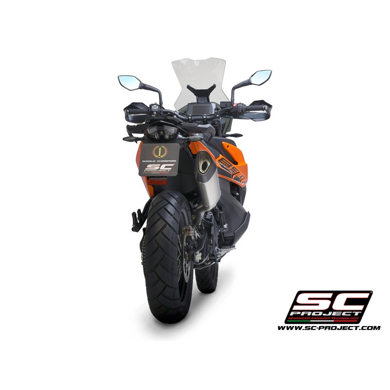 SC-Project Exhaust SC1-R | Silver | KTM 890 Adventure