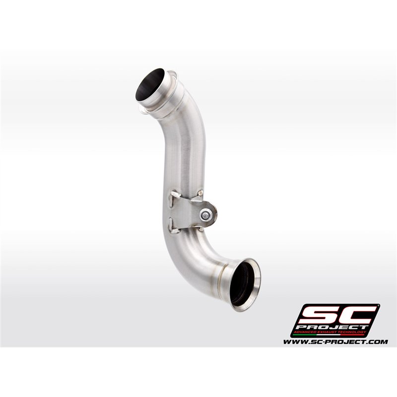 SC-Project Decat Link Pipe (OEM/SC) | Silver | KTM 890 Adventure