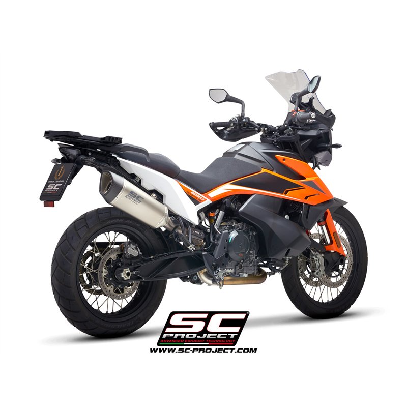 SC-Project Decat Link Pipe (OEM/SC) | Silver | KTM 890 Adventure