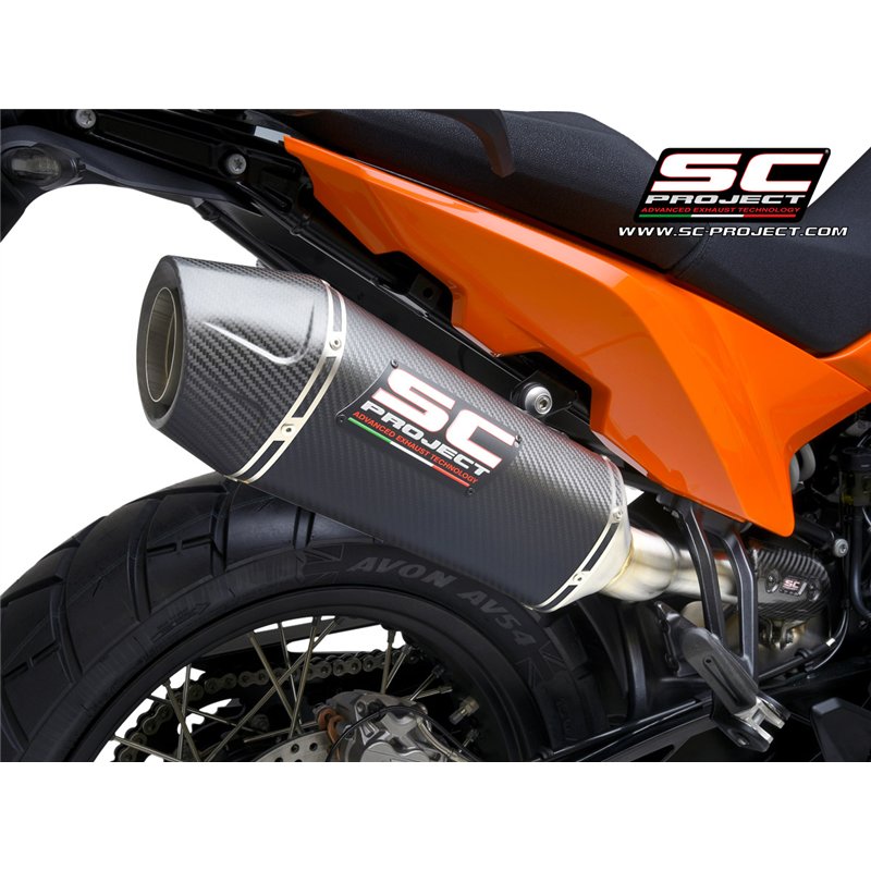 SC-Project Exhaust X-Plorer II | Carbon | KTM 890 SMT